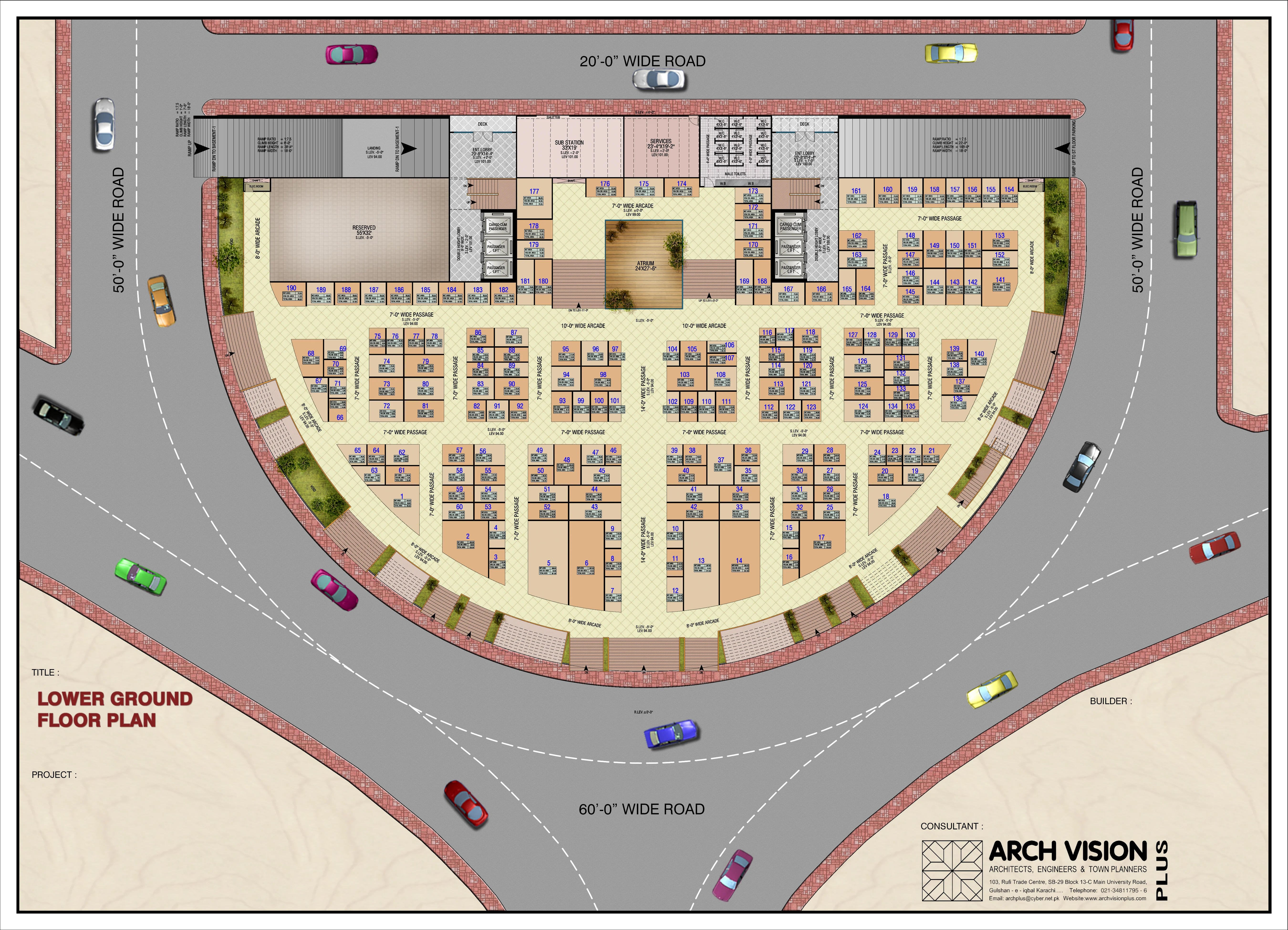 Gold Vista Mall — Lower Ground floor plan
